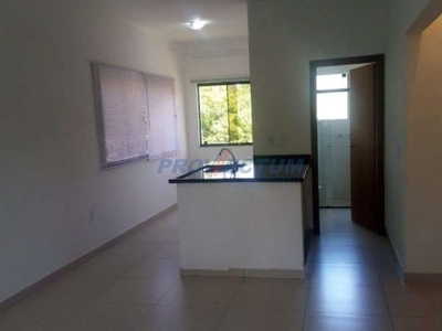 Loft com 1 quarto para alugar na rua andré andrade macedo, 274, parque jatibaia (sousas), campinas, 35 m2 por r$ 1.300