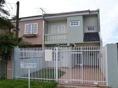 Sobrado com 3 dormitórios à venda, 96 m² por r$ 450.000,00 - uberaba - curitiba/pr