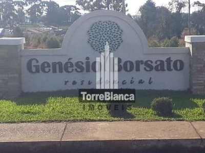 Terreno à venda no condomínio residencial genésio borsato