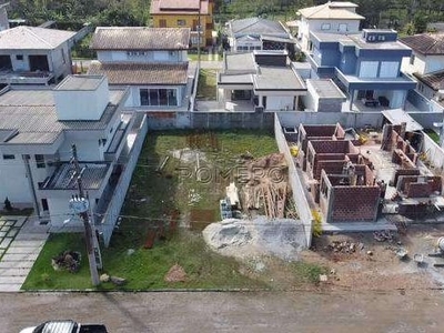 Terreno em condomínio fechado à venda na rua capitanias, sn, praia da lagoinha, ubatuba por r$ 415.000