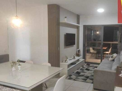 Apartamento para alugar, 76 m² por R$ 5.400,00/mês - Centro - Bertioga/SP