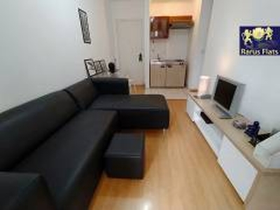 Flat com 1 Quarto para alugar, 36m² - Moema