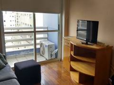 Flat com 1 Quarto para alugar, 40m² - Moema