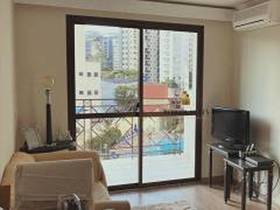 Flat com 1 Quarto para alugar, 40m² - Vila Olímpia