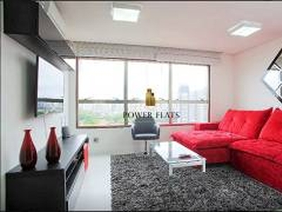 Flat com 1 Quarto para alugar, 50m² - Brooklin