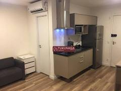 Studio com 1 Quarto para alugar, 26m² - Santa Cecília