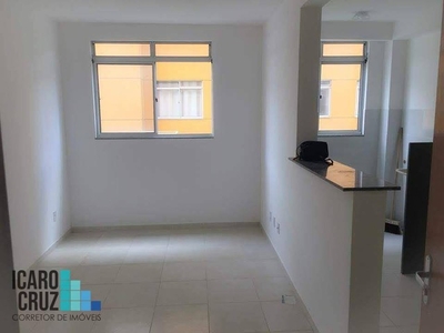 Apartamento com 2 dormitórios para alugar, 48 m² por R$ 900,02/mês - Caji - Lauro de Freit