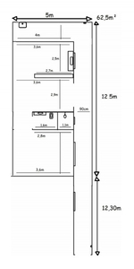 Casa Térrea Com 3 Cômodos Grandes De 62,5m2 Total Casa Fundos + Móveis