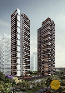 Apartamento em Cidade Monções, São Paulo/SP de 189m² 4 quartos à venda por R$ 3.699.000,00