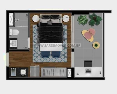 Apartamento para Venda em São Paulo, Vila Dom Pedro I, 1 dormitório, 1 banheiro