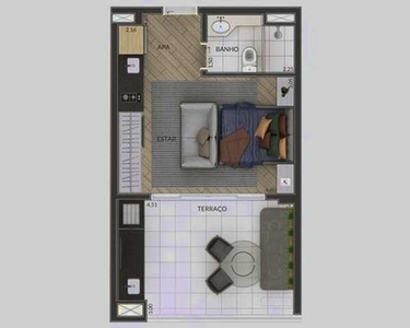 Studio para venda com 39m² em Macedo - Guarulhos - SP