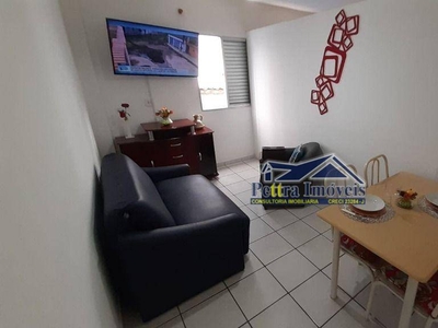 Apartamento em Boqueirão, Praia Grande/SP de 40m² 1 quartos para locação R$ 1.700,00/mes