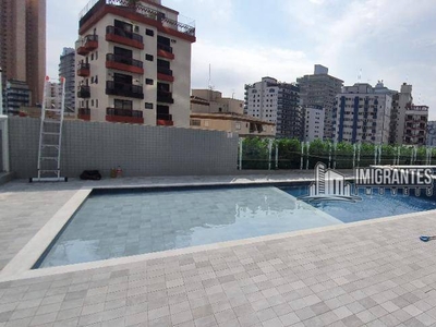 Apartamento em Boqueirão, Praia Grande/SP de 41m² 1 quartos à venda por R$ 294.000,00