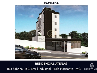 Apartamento em Brasil Industrial (Barreiro), Belo Horizonte/MG de 53m² 2 quartos à venda por R$ 319.000,00