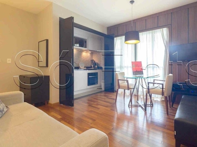 Apartamento em Brooklin Paulista, São Paulo/SP de 40m² 1 quartos para locação R$ 3.300,00/mes