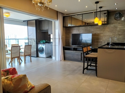 Apartamento em Brooklin Paulista, São Paulo/SP de 58m² 1 quartos para locação R$ 4.412,00/mes