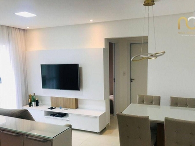Apartamento em Canto do Forte, Praia Grande/SP de 53m² 1 quartos à venda por R$ 499.000,00