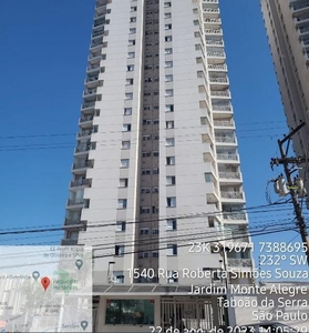 Apartamento em Jardim Monte Alegre, Taboão da Serra/SP de 52m² 2 quartos à venda por R$ 246.176,99