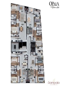Apartamento em , Porto Belo/SC de 84m² 2 quartos à venda por R$ 908.000,00