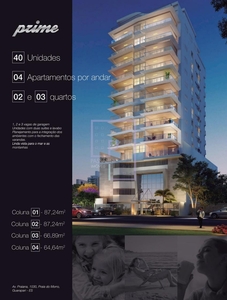 Apartamento em Praia do Morro, Guarapari/ES de 87m² 2 quartos à venda por R$ 489.000,00