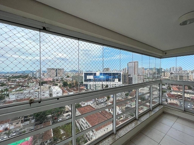 Apartamento em Vila Belmiro, Santos/SP de 96m² 3 quartos à venda por R$ 850.000,00 ou para locação R$ 5.200,00/mes