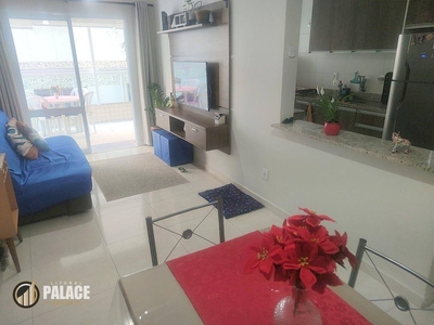 Apartamento em Vila Guilhermina, Praia Grande/SP de 60m² 1 quartos à venda por R$ 389.000,00