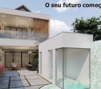 Barra - Casa em condomínio com 260 m², 04 suítes e vagas
