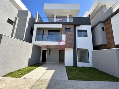 Casa em condomínio fechado com 3 quartos à venda na rua omilio monteiro soares, fanny, curitiba, 143 m2 por r$ 890.000