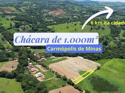 Chácara em , Carmópolis de Minas/MG de 10m² 1 quartos à venda por R$ 50.000,00