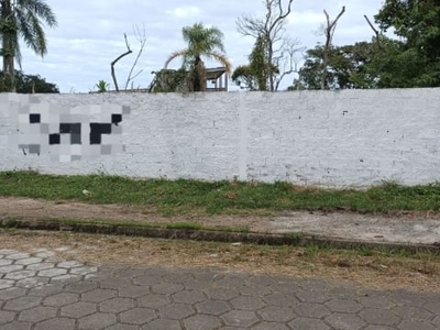 Lote/terreno para venda com 307 metros quadrados em jardim das palmeiras - itanhaém - sp