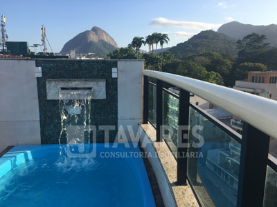 Penthouse em Jardim Botânico, Rio de Janeiro/RJ de 167m² 2 quartos à venda por R$ 2.299.000,00