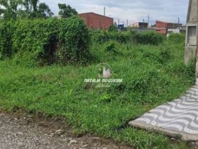 Terreno à venda na rua josé bonifácio, balneario jussara, mongaguá por r$ 70.000
