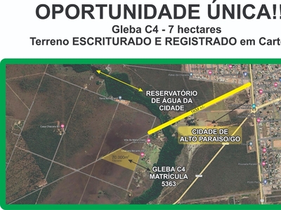 Terreno em Centro, Alto Paraíso De Goiás/GO de 70000m² à venda por R$ 1.098.000,00