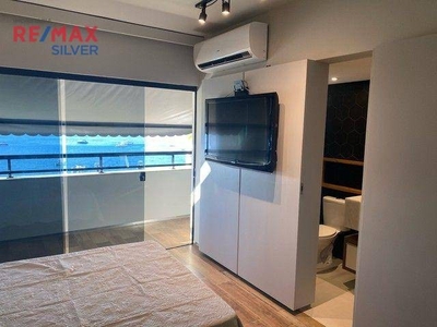 Apartamento com 1 dormitório para alugar, 45 m² por R$ 3.385/mês - Barra - Salvador/BA