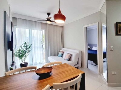 Flat com 1 dormitório à venda, 38 m² por R$ 1.100.000 - Riviera Módulo 6 - Bertioga/SP