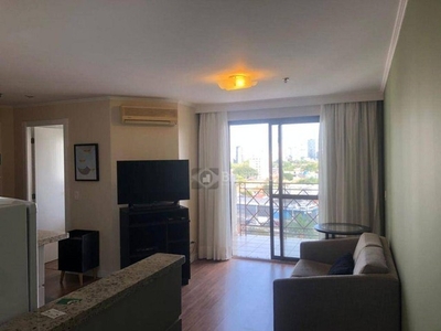 Flat com 1 dormitório para alugar, 50 m² por R$ 3.200/mês - Vila Olímpia - São Paulo/SP