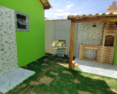 Linda casa pronta para morar de 1 quarto e área gourmet em Unamar - Cabo Frio - RJ