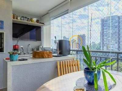 Apartamento Vila Suzana, 1 suíte closet,1 escritório, 2 vagas, 130m²