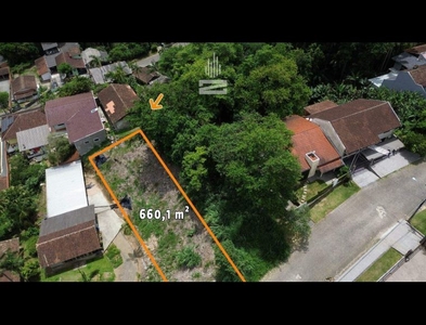 Terreno no Bairro Velha em Blumenau com 660 m²