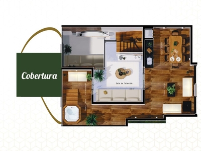 Apartamento à venda em São Lucas com 65 m², 2 quartos, 2 suítes, 2 vagas