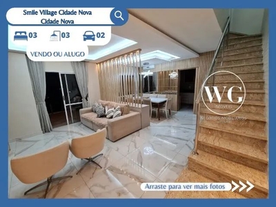 Apartamento com 03 quartos sendo uma suite master no Smile Village Cidade Nova