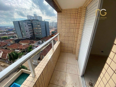Apartamento em Campo da Aviação, Praia Grande/SP de 46m² 1 quartos à venda por R$ 234.000,00