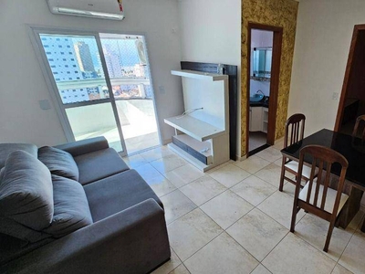 Apartamento em Cidade Ocian, Praia Grande/SP de 53m² 1 quartos à venda por R$ 264.000,00