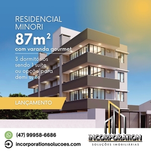 Apartamento em Glória, Joinville/SC de 87m² 3 quartos à venda por R$ 482.900,00