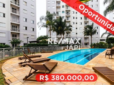 Apartamento em Jardim das Samambaias, Jundiaí/SP de 52m² 2 quartos à venda por R$ 379.000,00