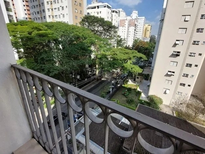 Apartamento para aluguel com 64 m2 com 2 quartos,2 banheiros e sacada em Brooklin - São Pa