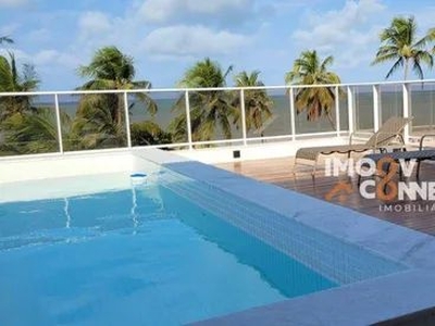 Flat com 2 dormitórios para alugar, 50 m² por R$ 3.000/mês - Beira mar de Cabo Branco - J