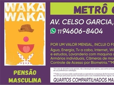 Waka pensão masculina metrô carrão