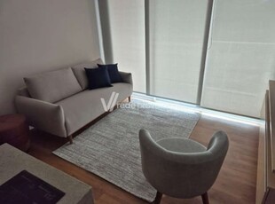 Apartamento com 1 quarto para alugar no cambuí, campinas , 40 m2 por r$ 4.500