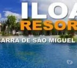 apto 3 qts suite no resort Iloa em Barra de São Miguel